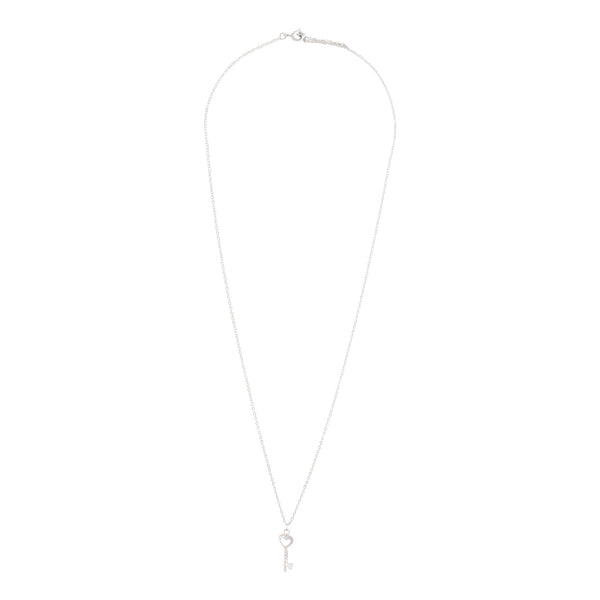 Sterling Silver Key Pendant Necklace