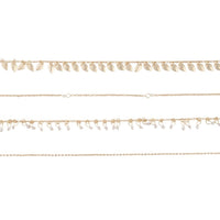 Gold Leaf Jingle Anklet 4 Pack - link has visual effect only