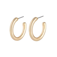 Gold Chunky Mini Hoop - link has visual effect only
