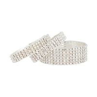 Silver Mixed Width Cup Chain Bracelet 3 Pack - link has visual effect only