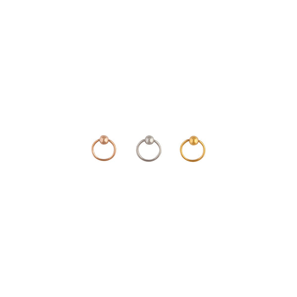 Mixed Metal Cartilage Ring Trio