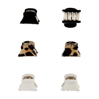 Leopard Black White Clip 6 Pack - link has visual effect only