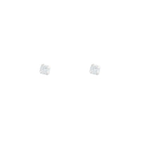 Sterling Silver Cubic Zirconia Micro Stud Earrings - link has visual effect only