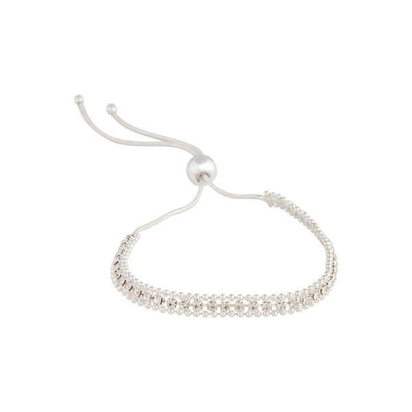 Silver Diamante Toggle Bracelet