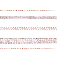 Rose Gold Arrow Disc Choker Pack - link has visual effect only