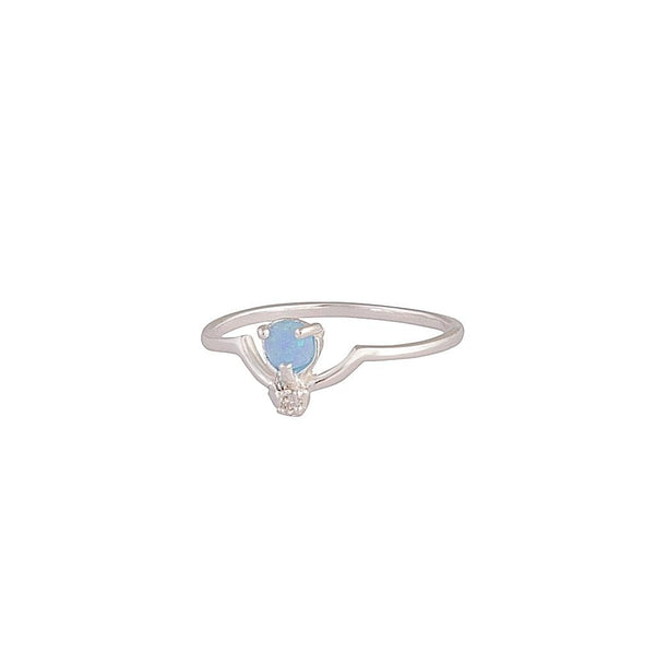 Sterling Silver Perfect Opal Ring