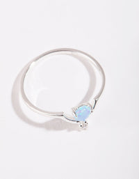 Sterling Silver Perfect Opal Ring - link has visual effect only