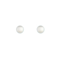 Classic Silver Mermaid Stud Earrings - link has visual effect only
