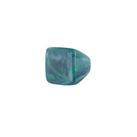 Green Acrylic Square Ring - link has visual effect only