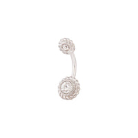 Rope Surround Double Belly Bar - link has visual effect only