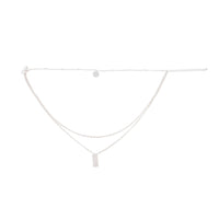 Silver Mixed Chain & Shape Layered Choker Necklace - link has visual effect only
