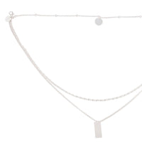 Silver Mixed Chain & Shape Layered Choker Necklace - link has visual effect only