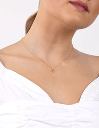 Gold Plated Sterling Silver Sunshine Pendant Necklace - link has visual effect only