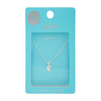 Sterling Silver Mini Moon Necklace - link has visual effect only