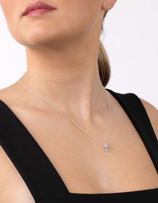 Sterling Silver Unicorn Pendant Necklace