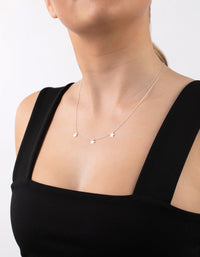 Sterling Silver Micro Star Necklace - link has visual effect only