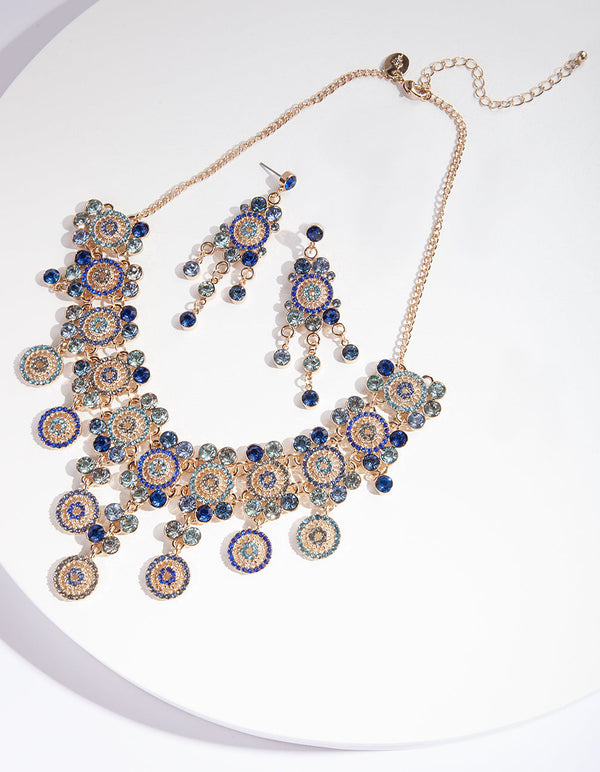 Blue Gold Dolce Vita Necklace