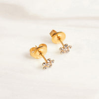 Studex Daisy Crystal 24K lichtgouden oorbel - link has visual effect only