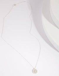 Sterling Silver Diamante Compass Necklace - link has visual effect only