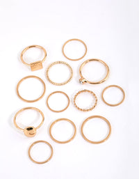 Gold Mixed Shape Fine 12-Pack - link has visual effect only