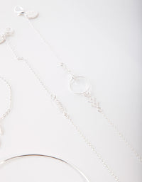 Silver Leaf Bracelet 4 Pack - link has visual effect only