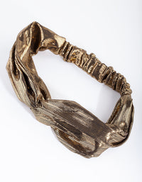 Metalowa elastyczna opaska turban - link has visual effect only