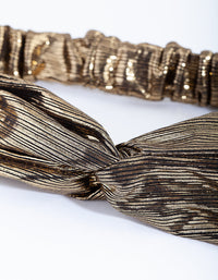 Metalowa elastyczna opaska turban - link has visual effect only
