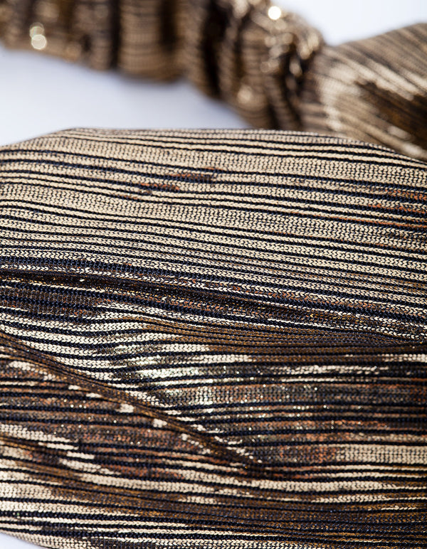 Metalowa elastyczna opaska turban