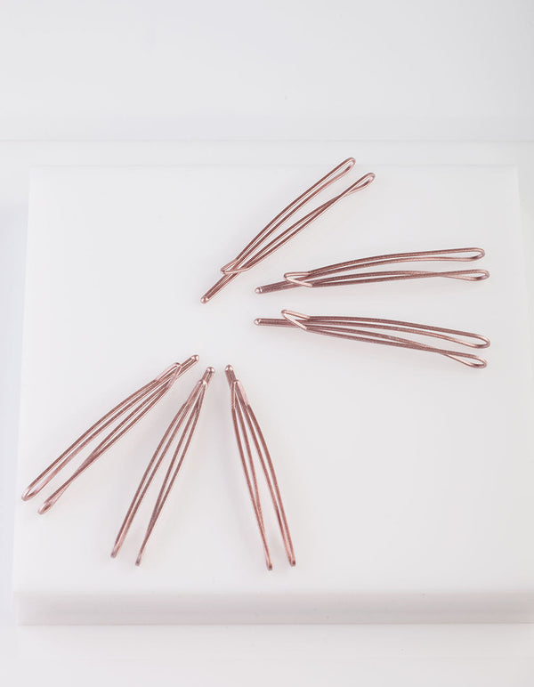 Metallic Pink Hair Pin Pack