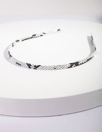 Animal Print Thin Headband 3 Pack - link has visual effect only