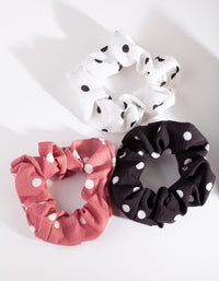 Spotty Scrunchie 3 Pack - link has visual effect only