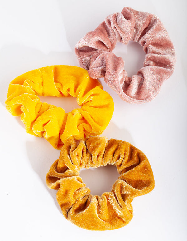 Velvet Sunset Scrunchie 3 Pack