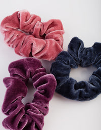 Berry Velvet Scrunchie 3 Pack - link has visual effect only