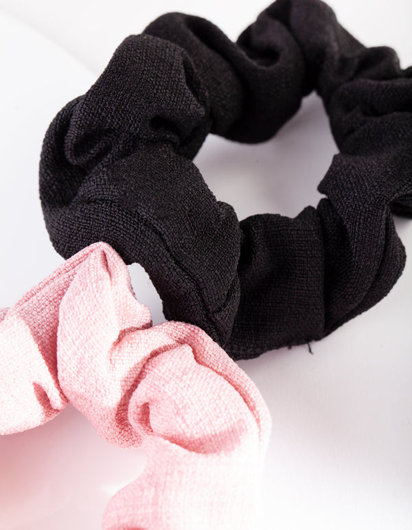 Classic Linen Scrunchie 3 Pack