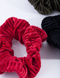 Velvet Cord Scrunchie 3-Pack - link has visual effect only