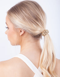 Gold Disco Ball Hair Tie - link has visual effect only