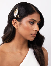Gold Pearl Cluster Pins - link has visual effect only