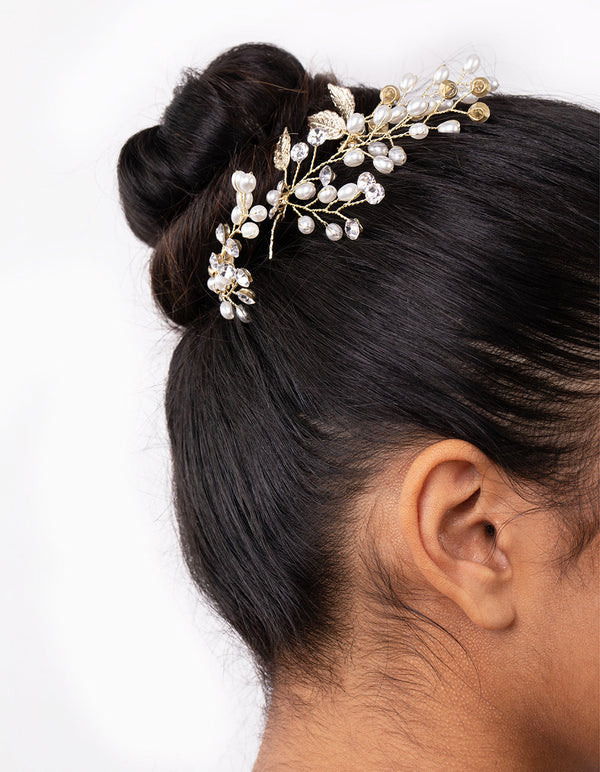 Gold Garden Pearl Pins