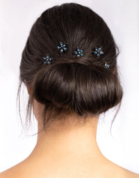 Gunmetal Blue Hair Screw 6-Pack - link has visual effect only