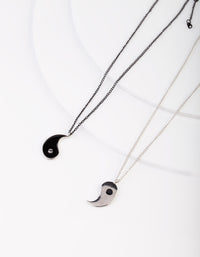 Yin and Yang Best Friend Necklace - link has visual effect only