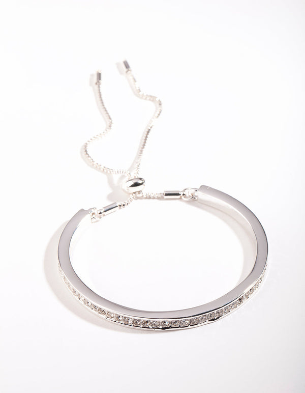 Silver Diamante Sparkle Gift Box
