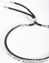 Rhodium New Adventures Bangle Gift Box - link has visual effect only