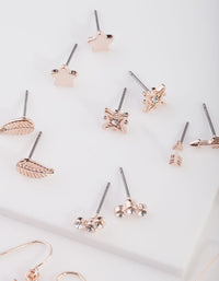 Celestial Rose Gold Earring Pack - link has visual effect only