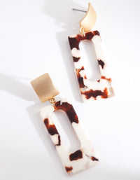 Acrylic Square Drop Earrings - link has visual effect only