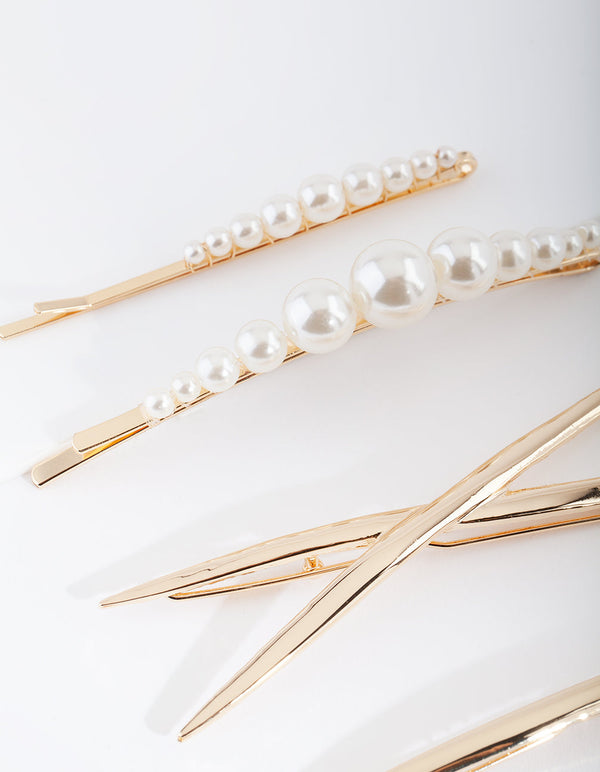 Gold Pearl Textured Clip Pack