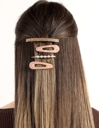 Mix & Match Blush Acrylic Clip 4 Pack - link has visual effect only