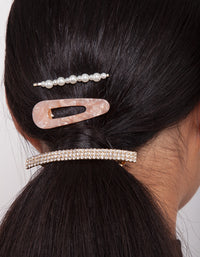 Mix & Match Blush Acrylic Clip 4 Pack - link has visual effect only