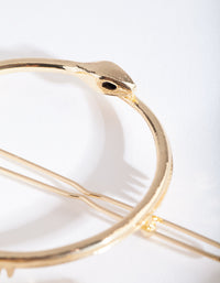 Gold Snake Clip 2 Pack - link has visual effect only