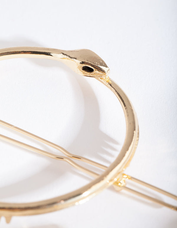 Gold Snake Clip 2 Pack