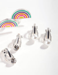 Kids Fruity Clip-On Earring 5 Pack - link has visual effect only